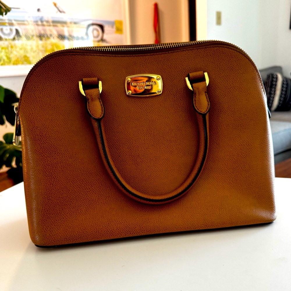 Michael Kors Brown Leather Handbag